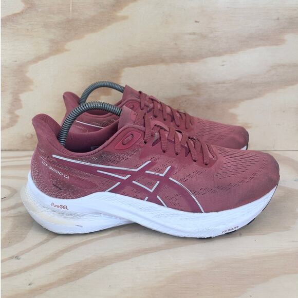 Asics Shoes - Asics - GT-2000 12 - Running Shoes - Red - Women's - 9 - 1012B506